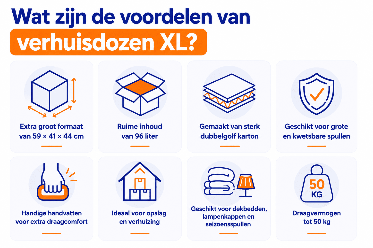 wat zijn de voordelen van verhuisdozen xl