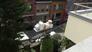 verhuislift huren voor bovenwoning